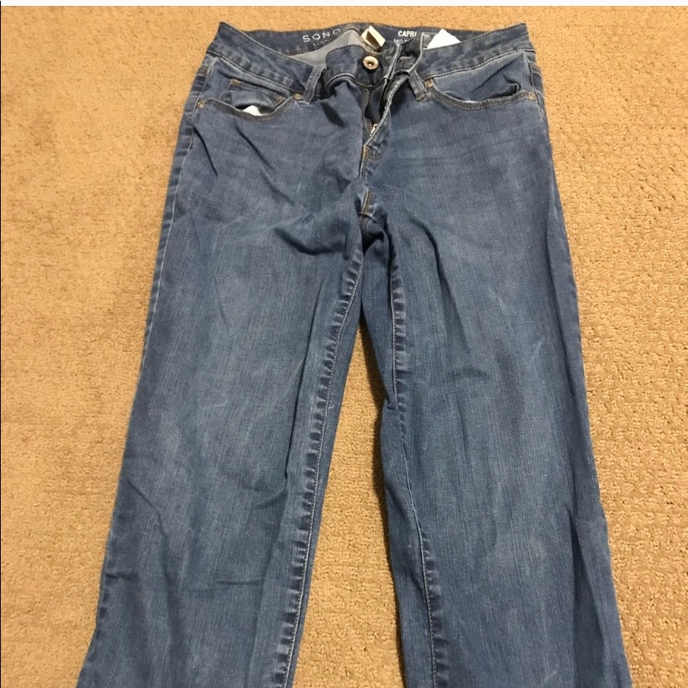 Sonoma jeans mid rise, Capri